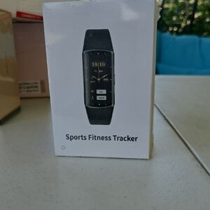 Black Sports Fitness Tracker